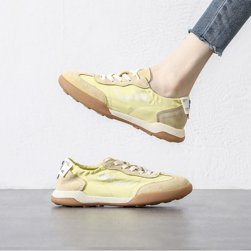 Women's Canvas Forrest Gump Shoes - Soft-Sole Breathable White Casual Sneakers