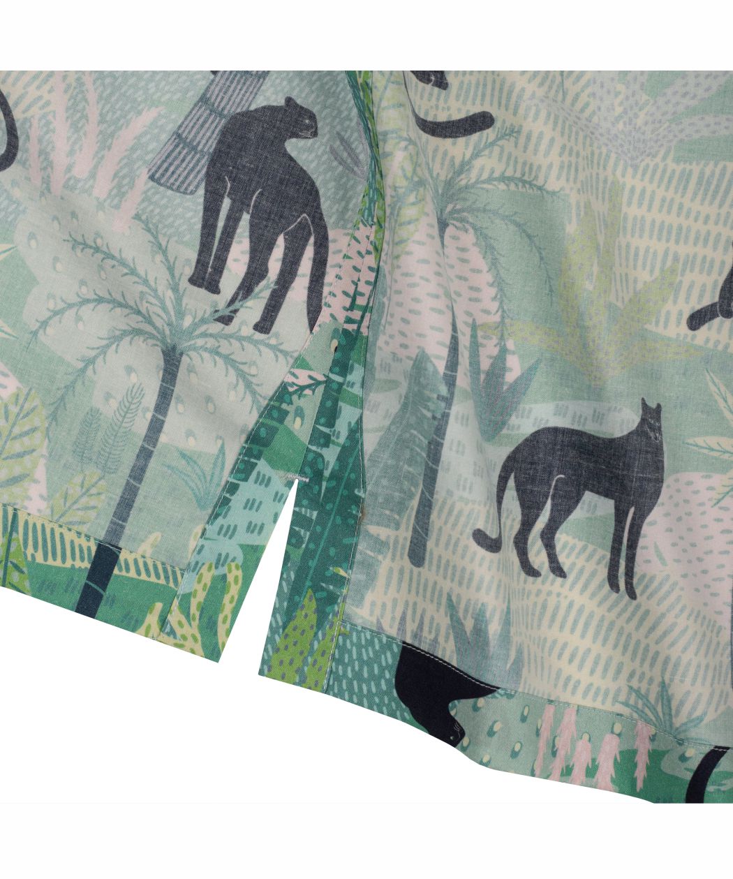 Retro Cuban-Collar Hawaiian Print Short-Sleeve Shirt – 100% Cotton Summer (Unisex)