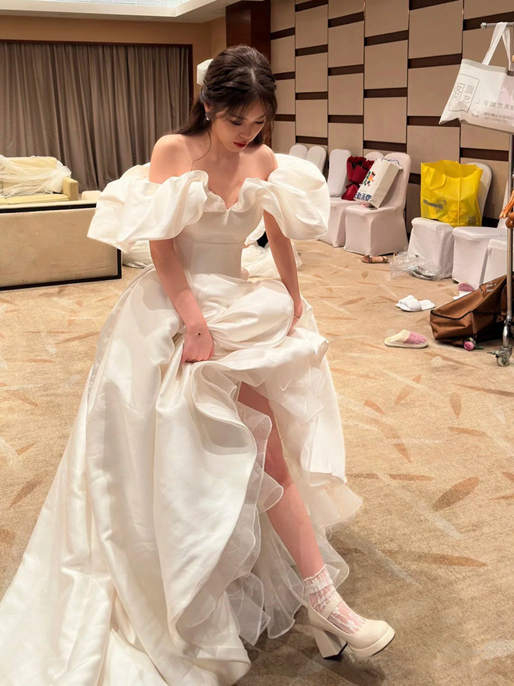 Women's French Style Mary Jane Wedding Shoes - Waterproof Platform Chunky Heel Elegant Bridesmaid Shoes