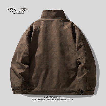 Detroit Heavyweight Lamb-Wool Workwear Jacket – Insulated Cotton Coat (Unisex)