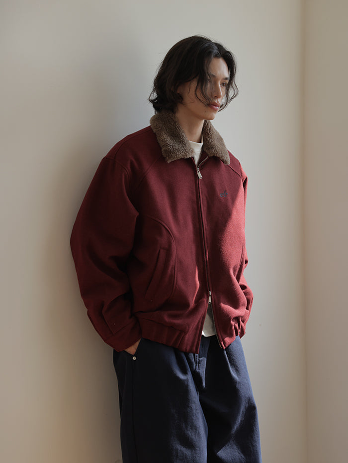 Coke Life Carpem Short Winter Cotton Jacket - Retro Fur Collar Thickened Warm Fashionable Coat