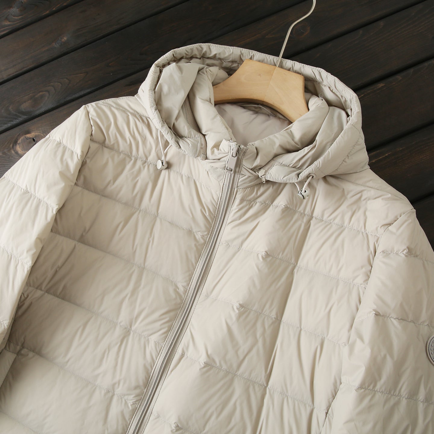 Men's Export Overstock Lightweight Hooded Down Jacket - Autumn Winter Warm Short Cold-Proof Coat