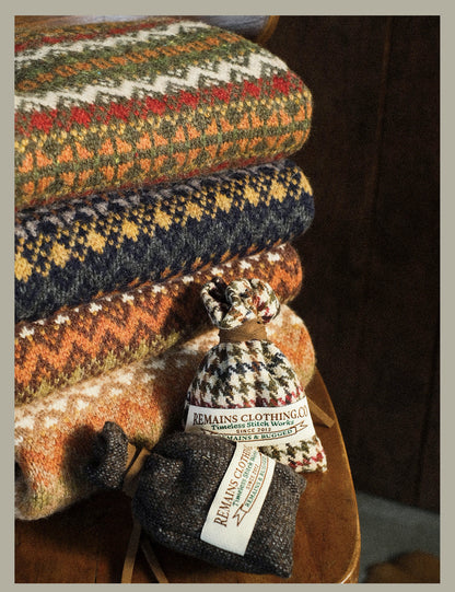 British-Retro Fair Isle Wool Vest – Idle Style Jacquard (Unisex)