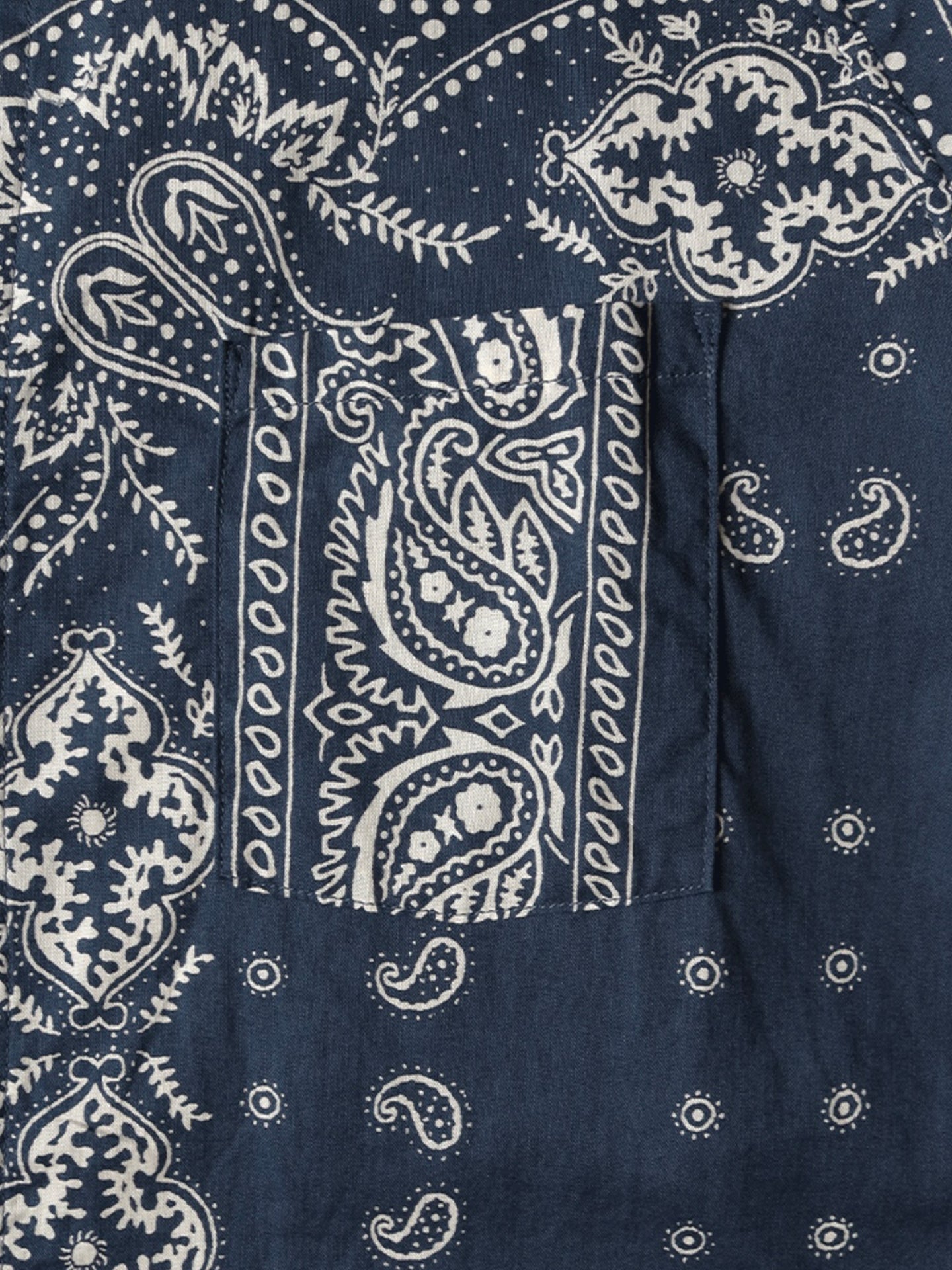 Japanese Style Casual Paisley Breathable Lightweight Turn-Down Collar Loose Long Sleeve Shirt