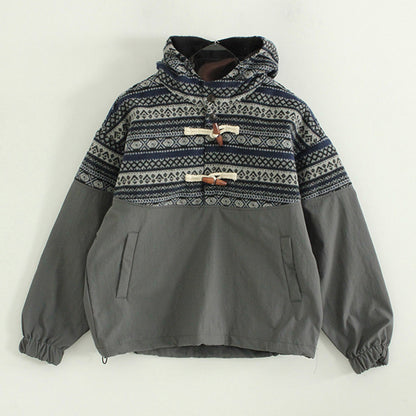 Nordic Toggle Button Hooded Anorak - 25AW Winter Jacket (Unisex)