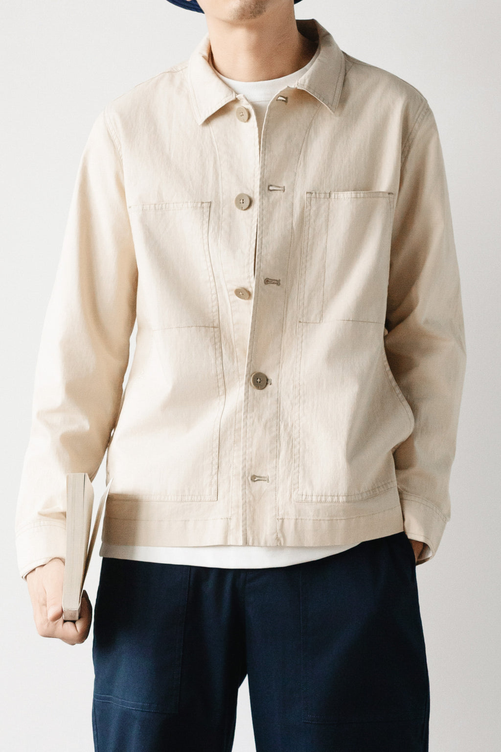 Spring Summer Autumn High-End Lightweight Commuting Quiet Luxury Linen French Minimalist Relaxed Workwear Jacket