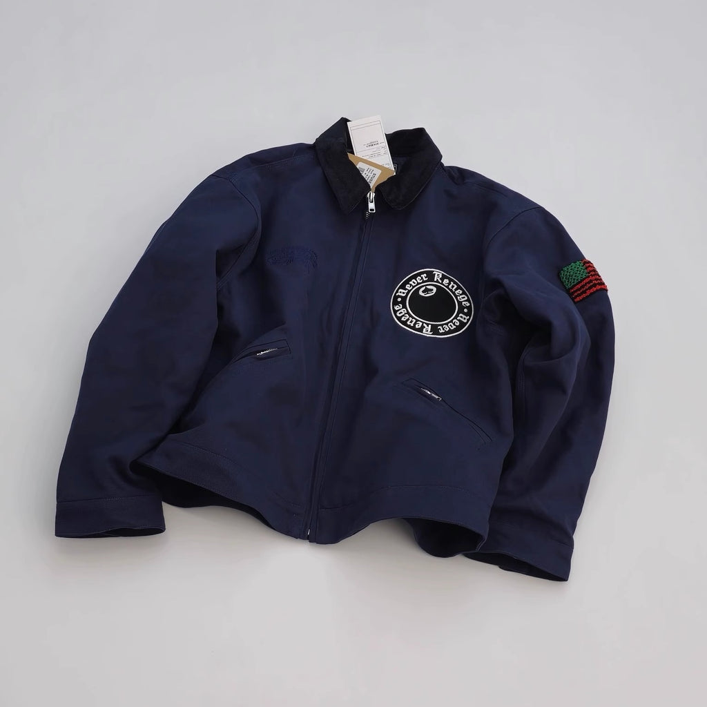 Workwear Jacket Thin Cotton Spring Autumn Couple Street Style Coat 25SS