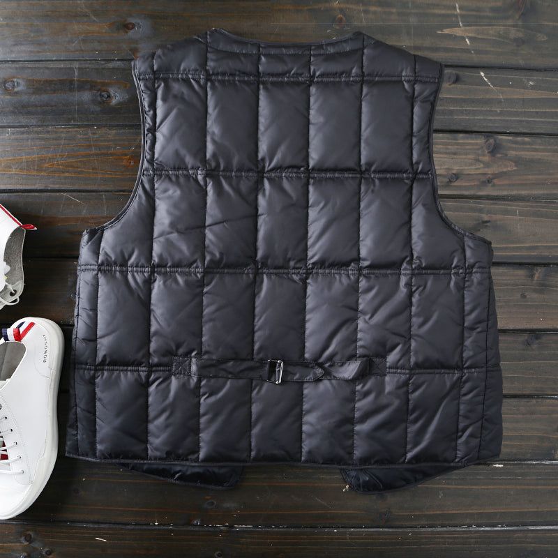 Men's 90% White Goose Down Vest - Export Overstock Warm Winter Inner Liner Waistcoat