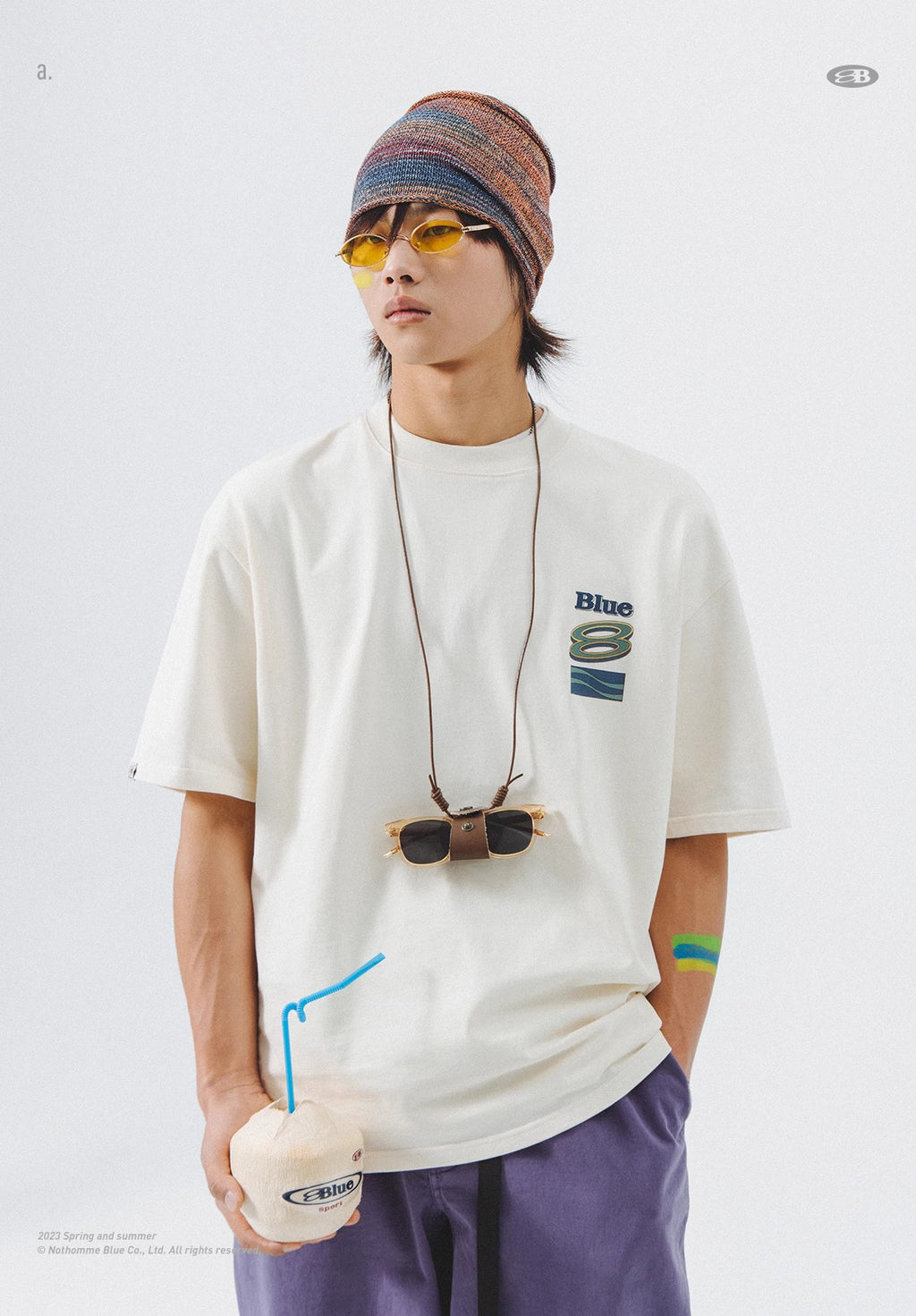 Lanqi Summer New Trend American Retro Heavy Cool T-Shirt Couple Short Sleeve Men