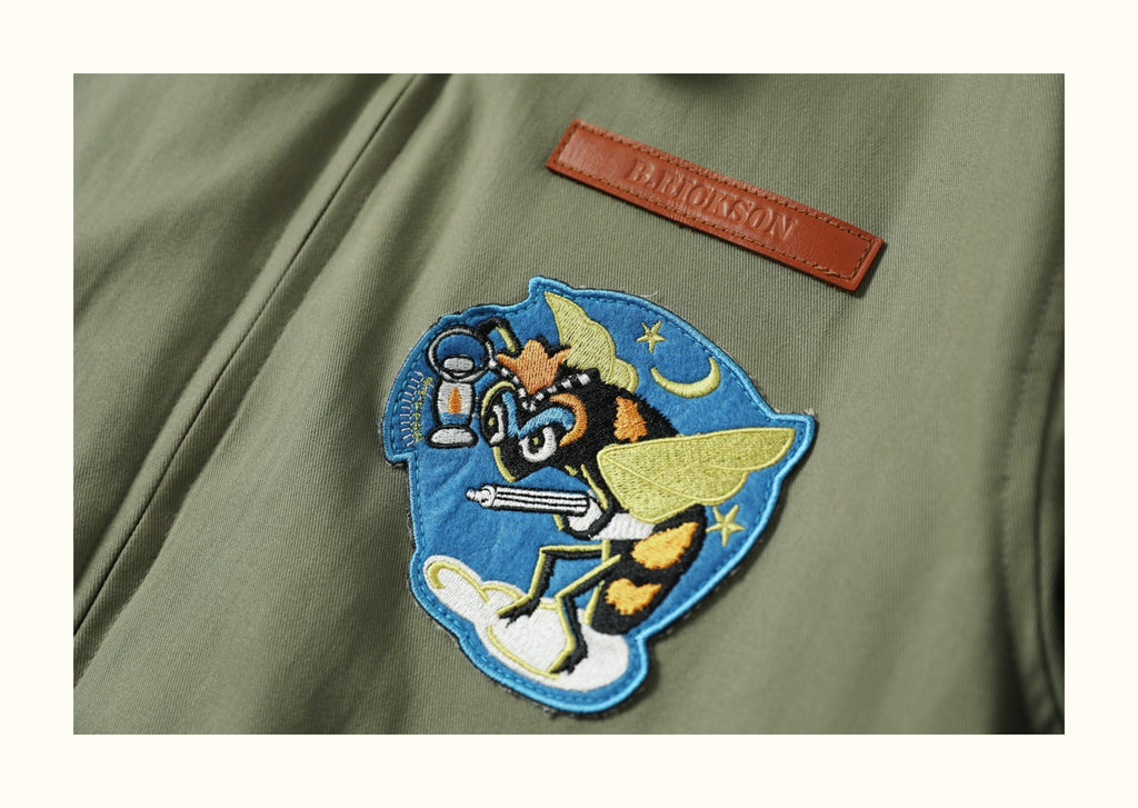 Cotton Shell with Wool-Liner, American-Style Pilot Jacket (Unisex)