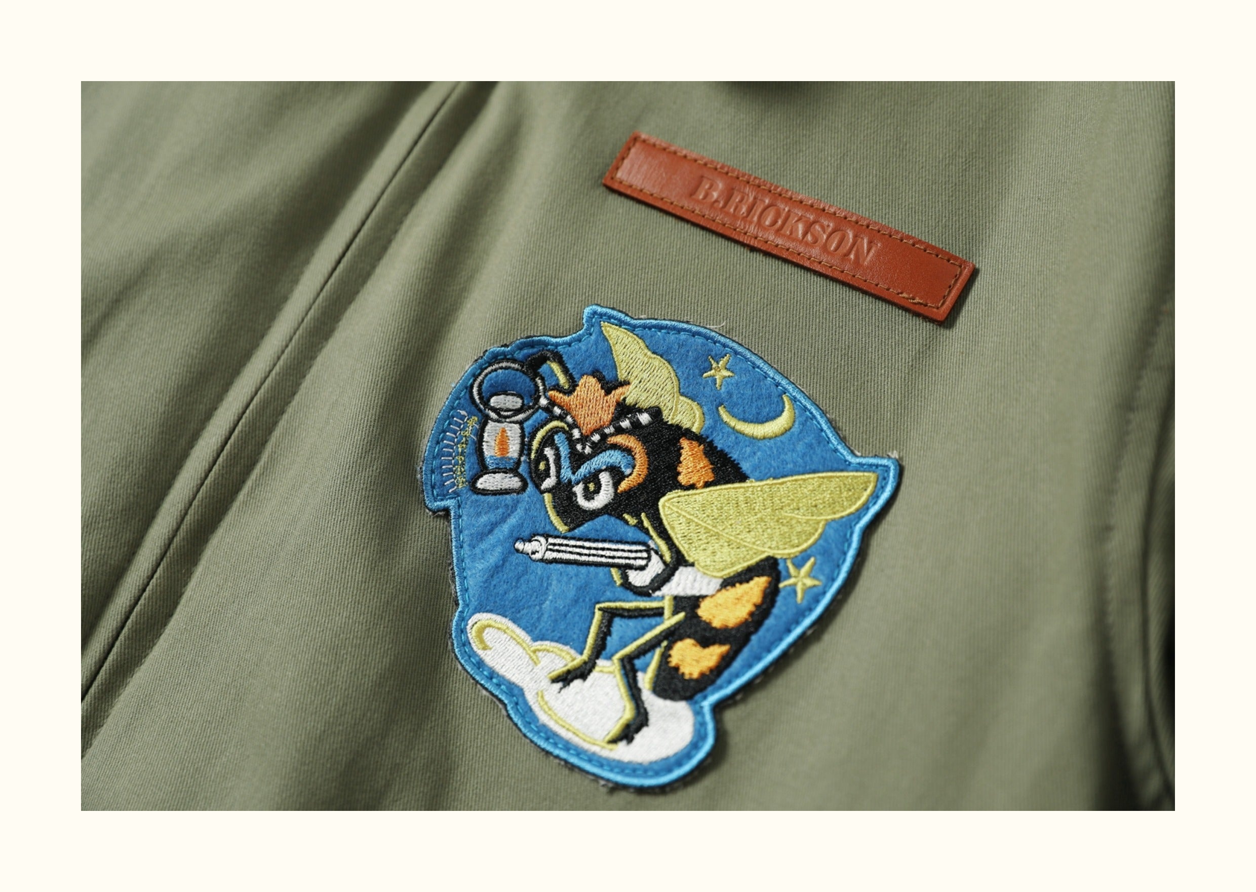 Cotton Shell with Wool-Liner, American-Style Pilot Jacket (Unisex)