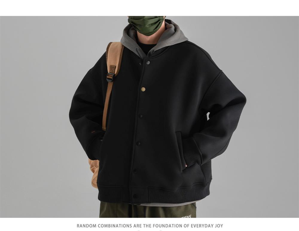 American Retro Loose-Casual Baseball Jacket – Spring/Autumn Elegant Fit (Unisex)