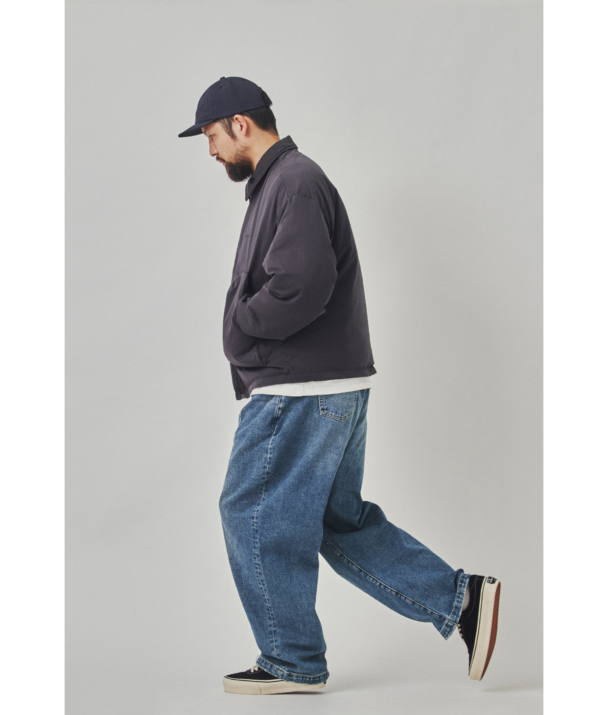 Reversible Plaid Cotton Jacket - Thick Double-Sided Multi-Pocket Coat (Men)