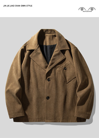 Belgium High-End Japanese Style Blazer - Notched Lapel Casual Suit 2025 (Men)