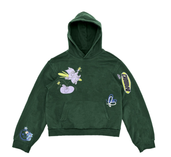 Heavyweight American Vintage Creative Hoodie – Trendy Loose Fit Streetwear for Men