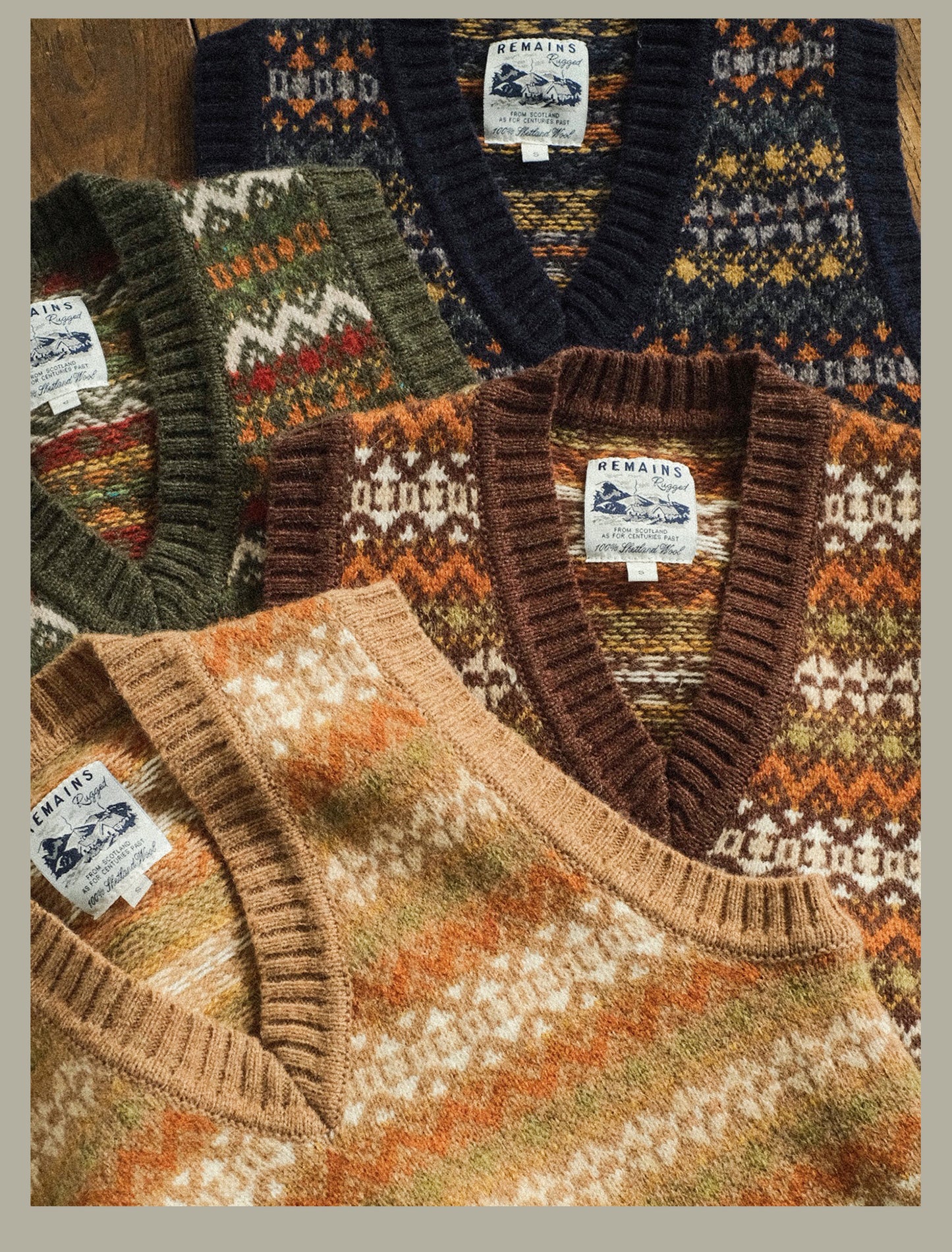 British-Retro Fair Isle Wool Vest – Idle Style Jacquard (Unisex)