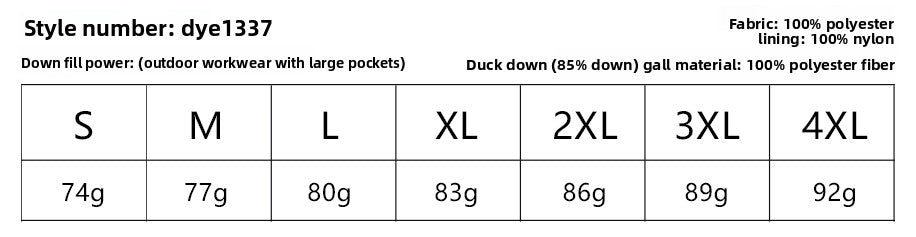 Mountain-Style Caramel 90% Duck-Down Vest – Warm Workwear Insulated (Unisex)