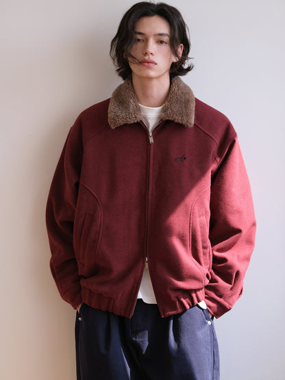 Coke Life Carpem Short Winter Cotton Jacket - Retro Fur Collar Thickened Warm Fashionable Coat