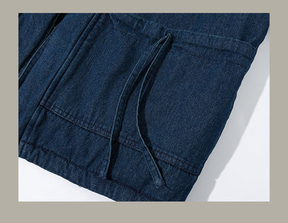 Unisex New Chinese Style Double-Sided Quilted Dao Robe