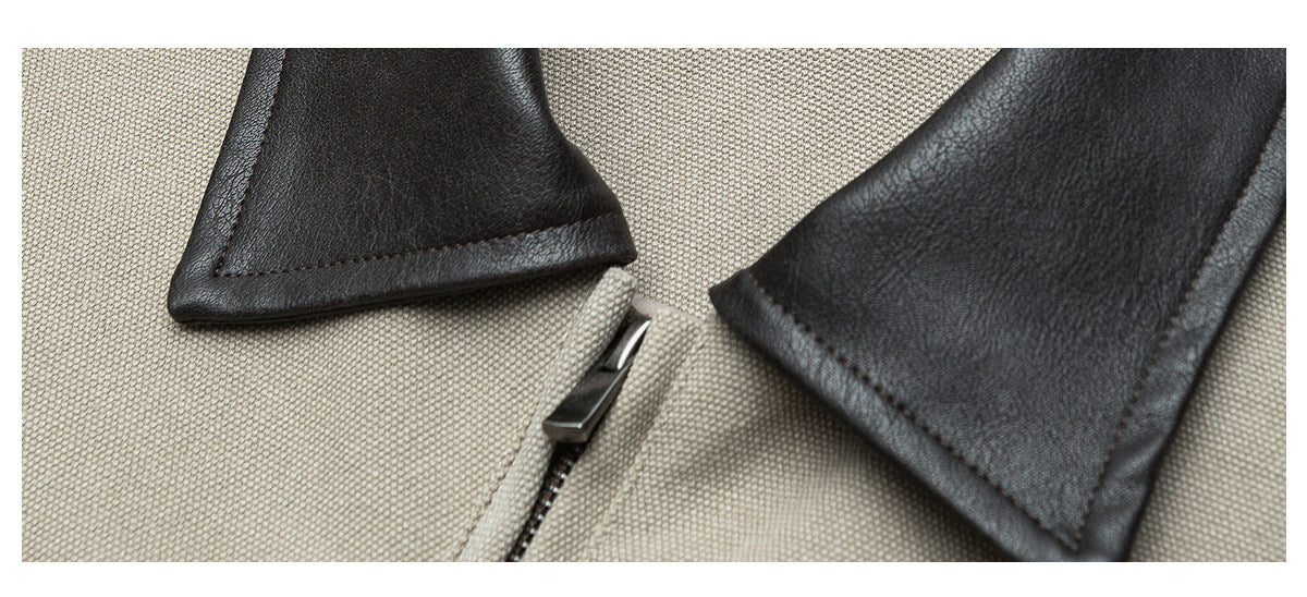 American-style trendy brand lapel Harrington jacket for men, spring workwear Detroit coat – Japanese vintage | yamalin clothes | Yamalinclothes