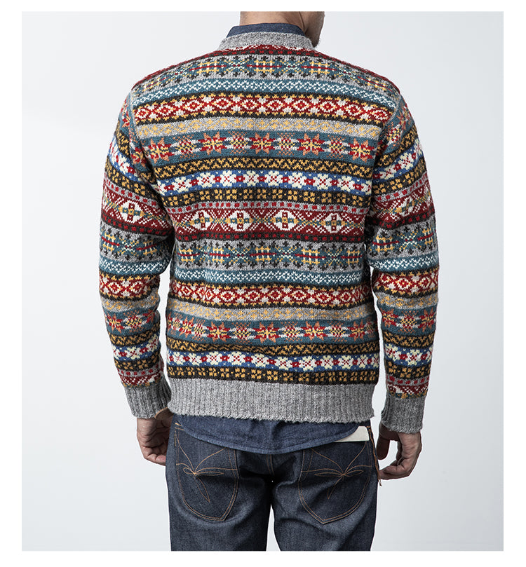 Jamiesons 130-Year Fair Isle Wool Sweater – Scottish Heritage Knit (Unisex)
