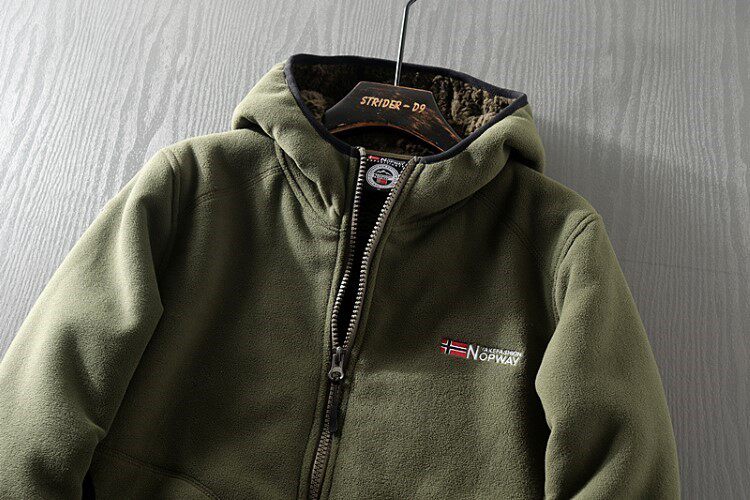 Professional Outdoor Men's Autumn and Winter Fleece-Lined Thickened Polar Fleece Warm Jacket | Japanese vintage | yamalin clothes | Yamalinclothes