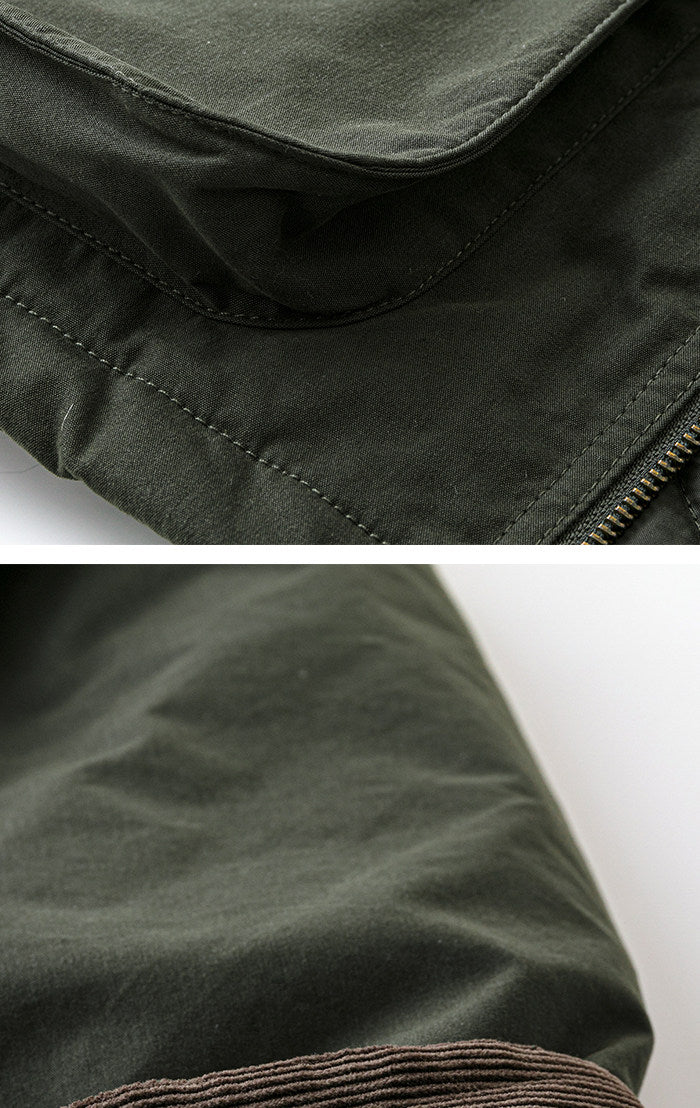 Outdoor Retro Hunting Corduroy Jacket - Water-Repellent Multi-Pocket Coat (Unisex)