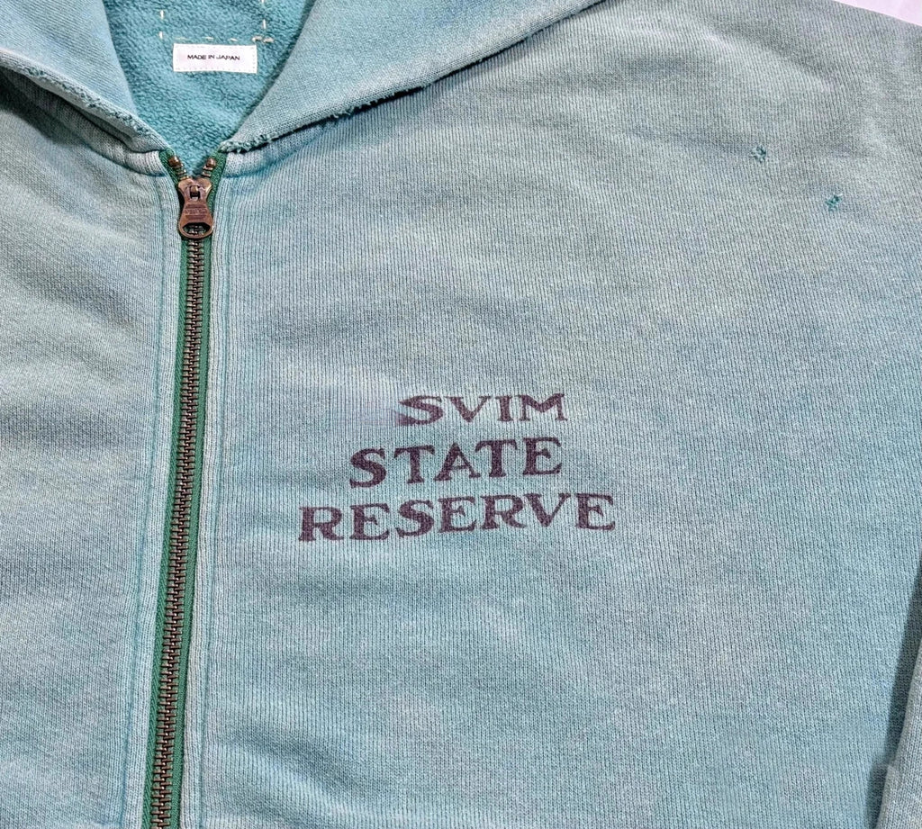 Japanese Trend All-Cotton Washed Vintage Distressed Zipper Hoodie