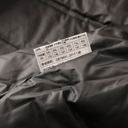 Men's Plus Size European American Style Down Jacket - Winter Windproof Thickened Hooded Cold-Resistant Coat