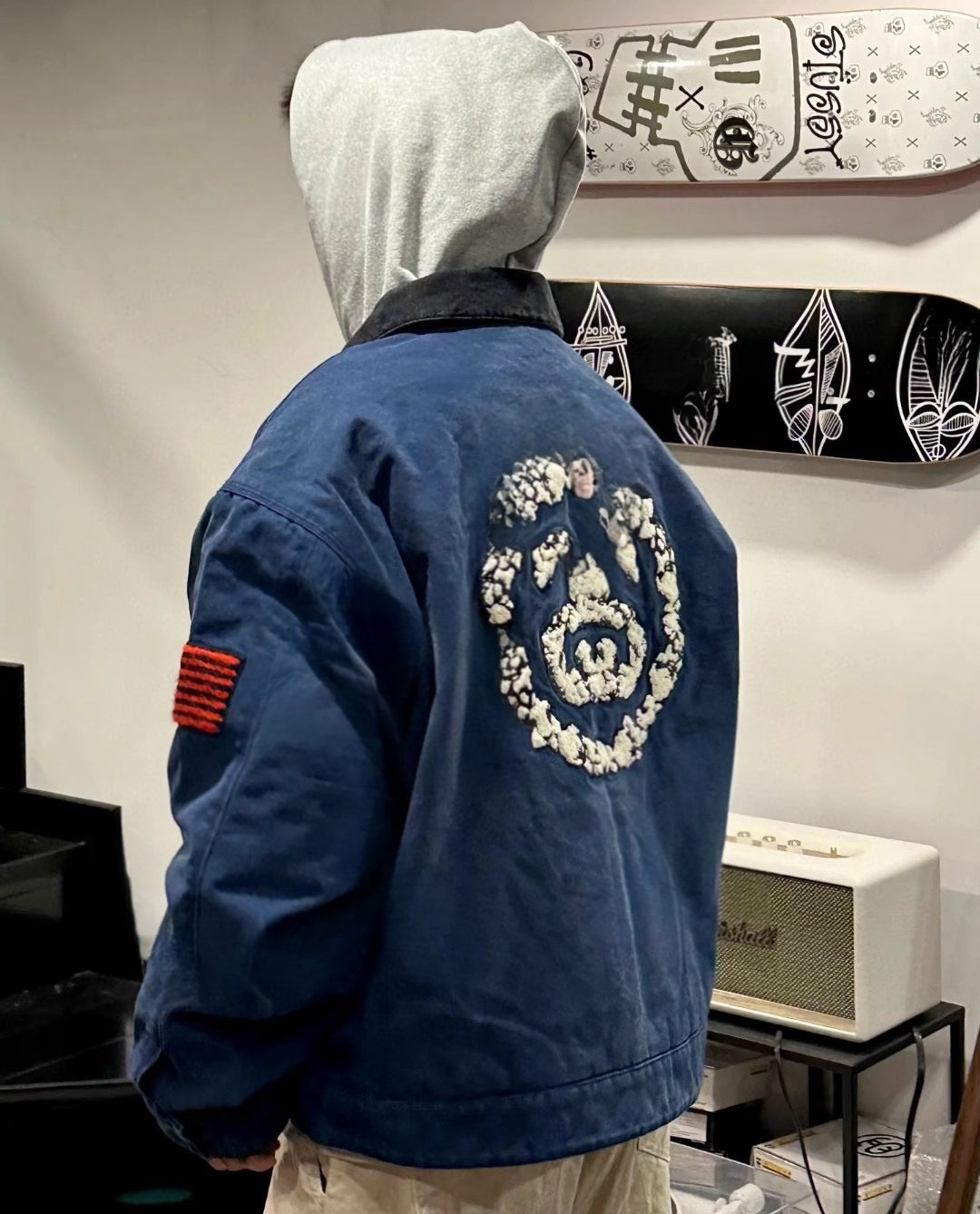 Workwear Jacket Thin Cotton Spring Autumn Couple Street Style Coat 25SS