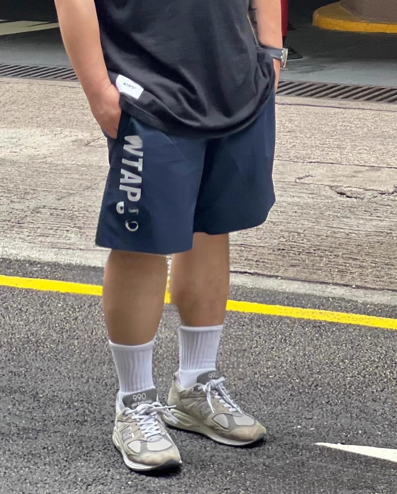 Japanese Outdoor Functional Retro Printed Sports Short Sleeve Quick-Drying Beach Shorts