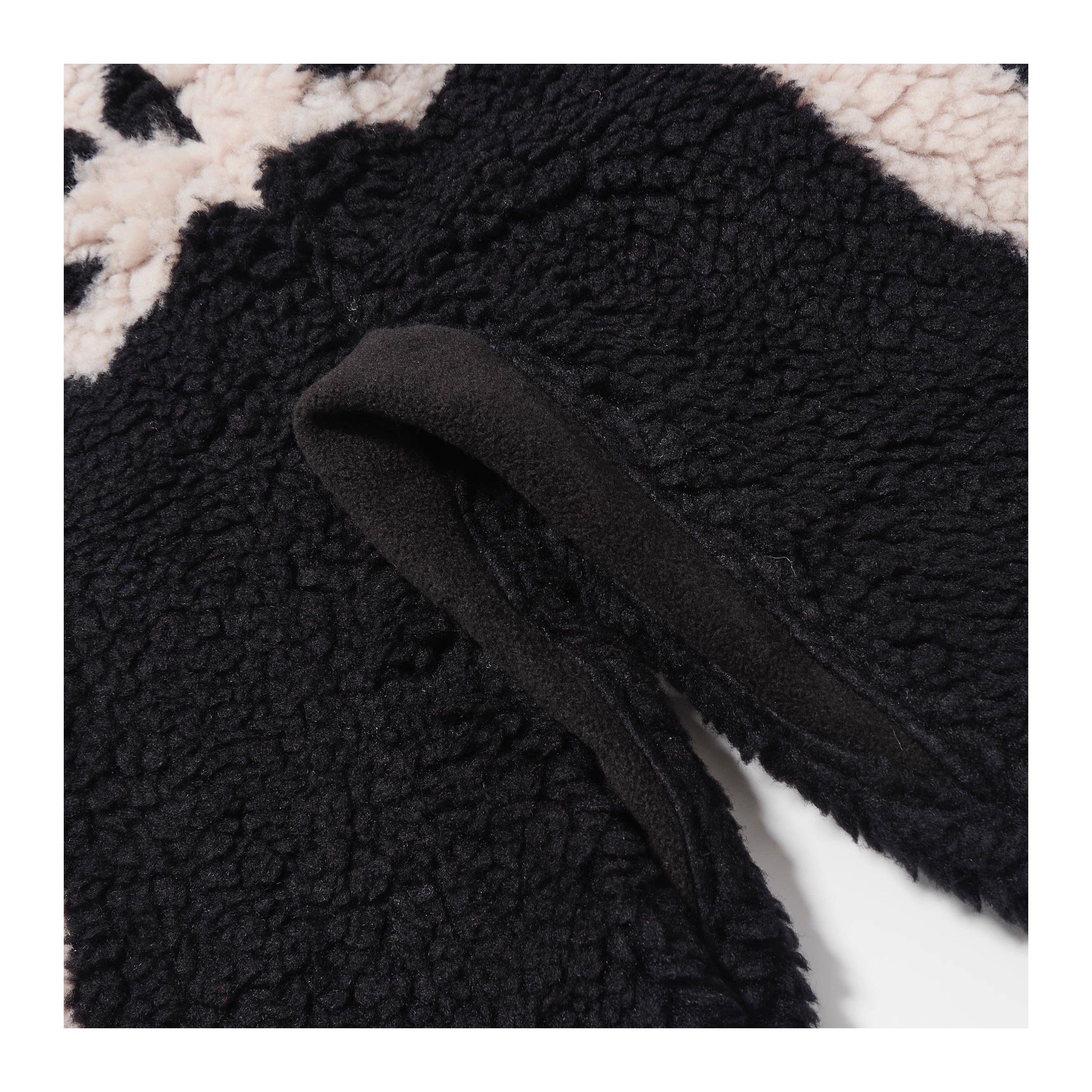 KAPITAL Lamb‑Wool Bone Pattern Pants – Japanese Retro Warm Unisex Trousers