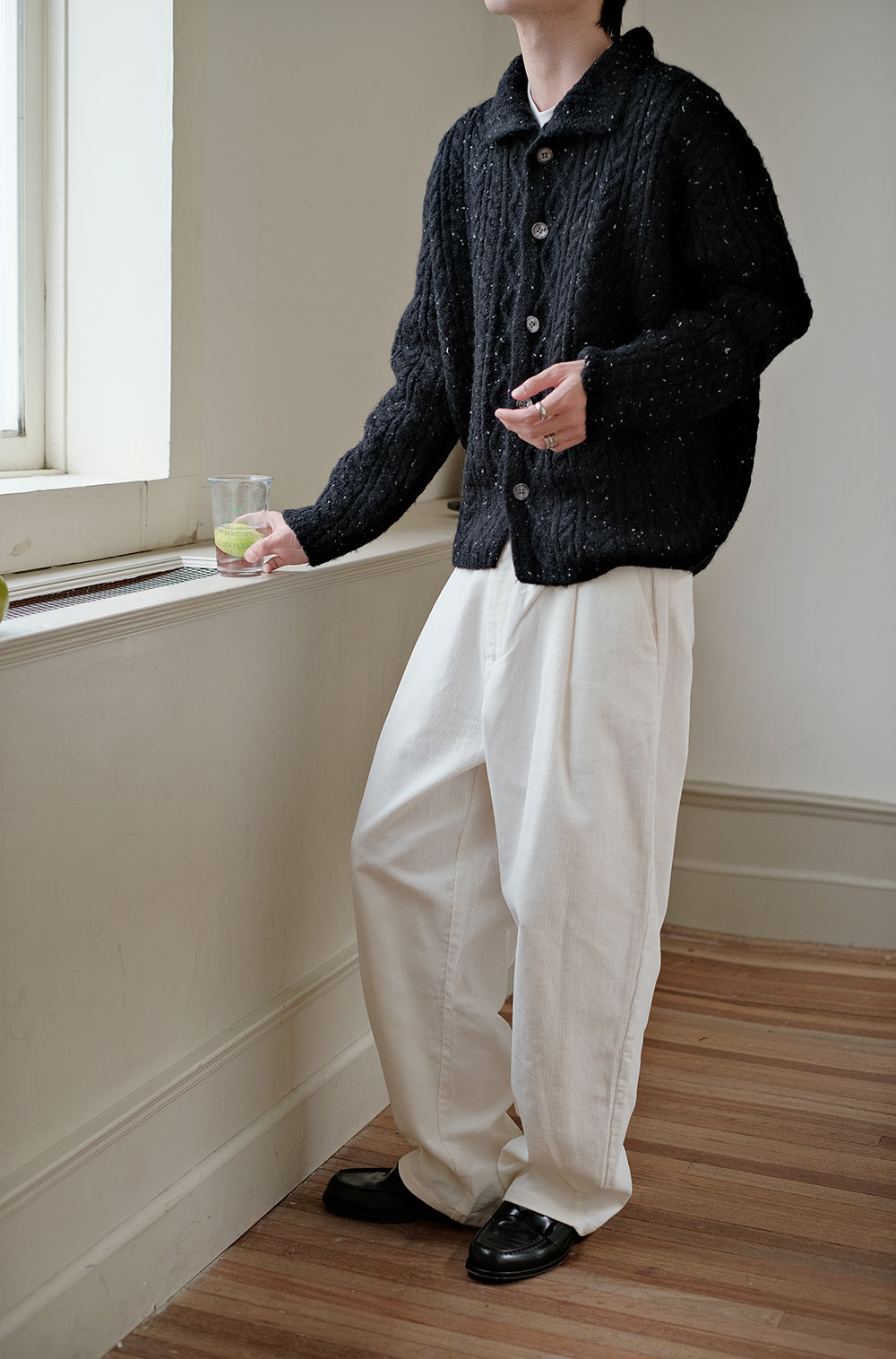 Coke Life CARPEM Winter Sweater Coat - Lazy Style Braided Wool Knit Unique Design Top