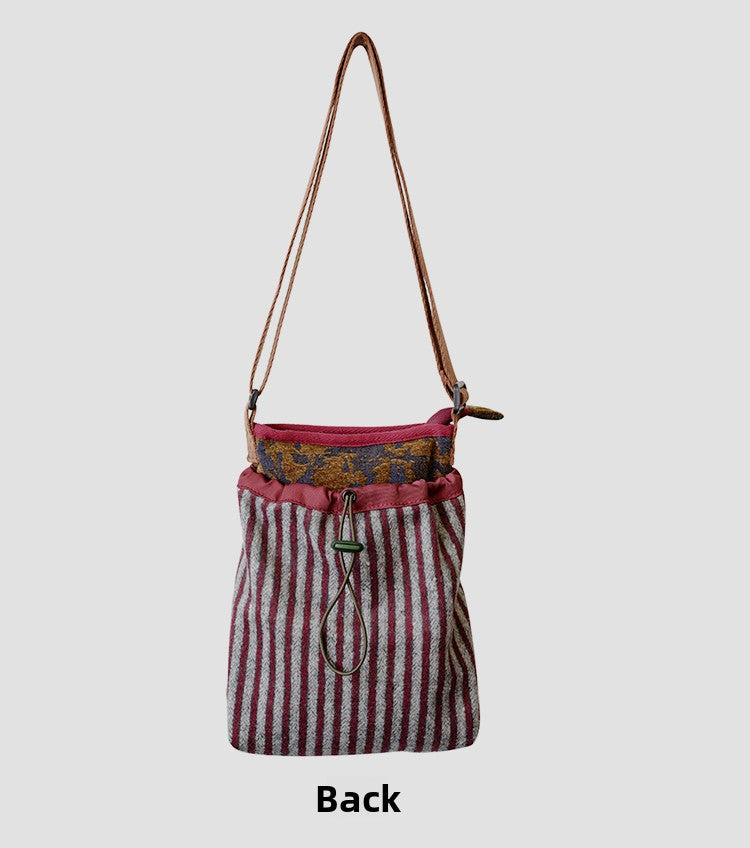 Original 2024 Autumn Winter New Wool Lightweight Crossbody Phone Bag Retro Niche Mini Bag