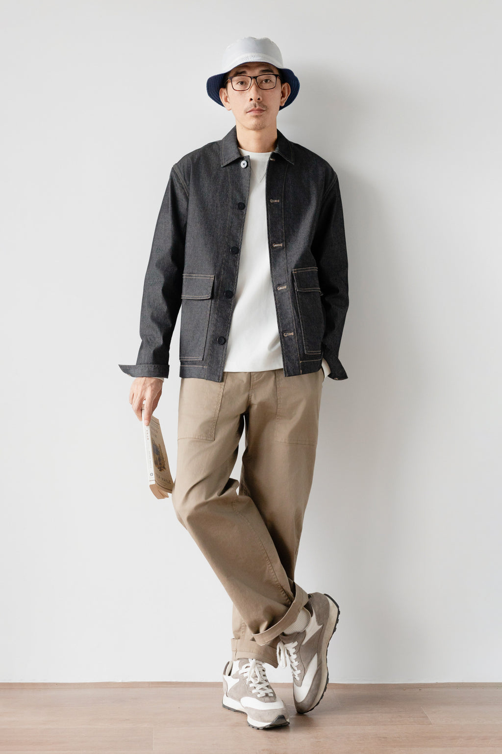 Spring and Autumn Premium Sports Denim Xinjiang Cotton Minimalist Zero Pressure Lightweight Denim Jacket