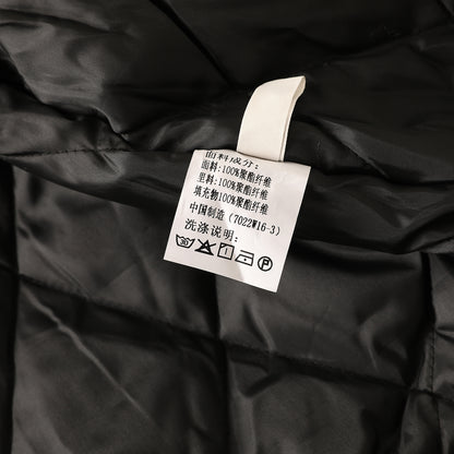 Men's Plus Size Euro-American Style Winter Jacket - Windproof Waterproof Hooded Thickened Cotton Coat