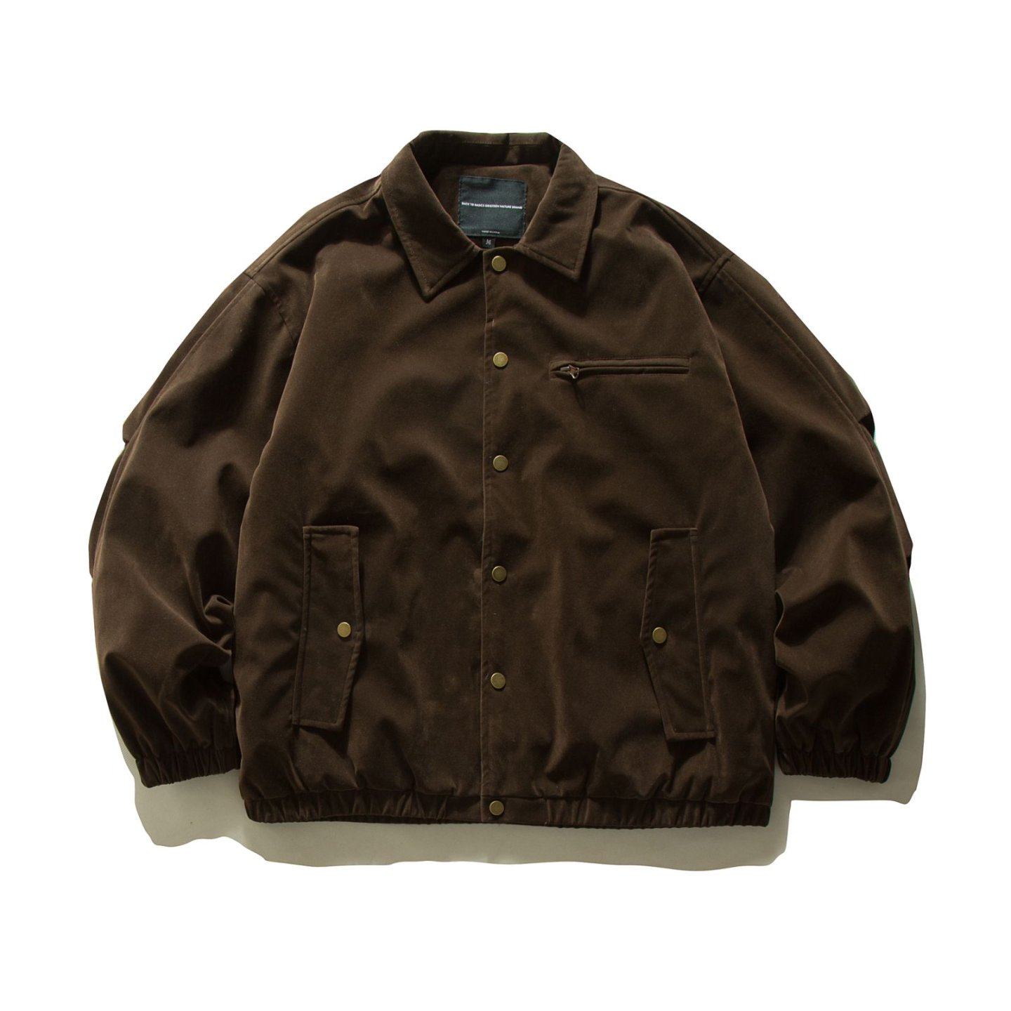 Melad Retro Suede Down Jacket - Japanese Style Casual Coat (Unisex)