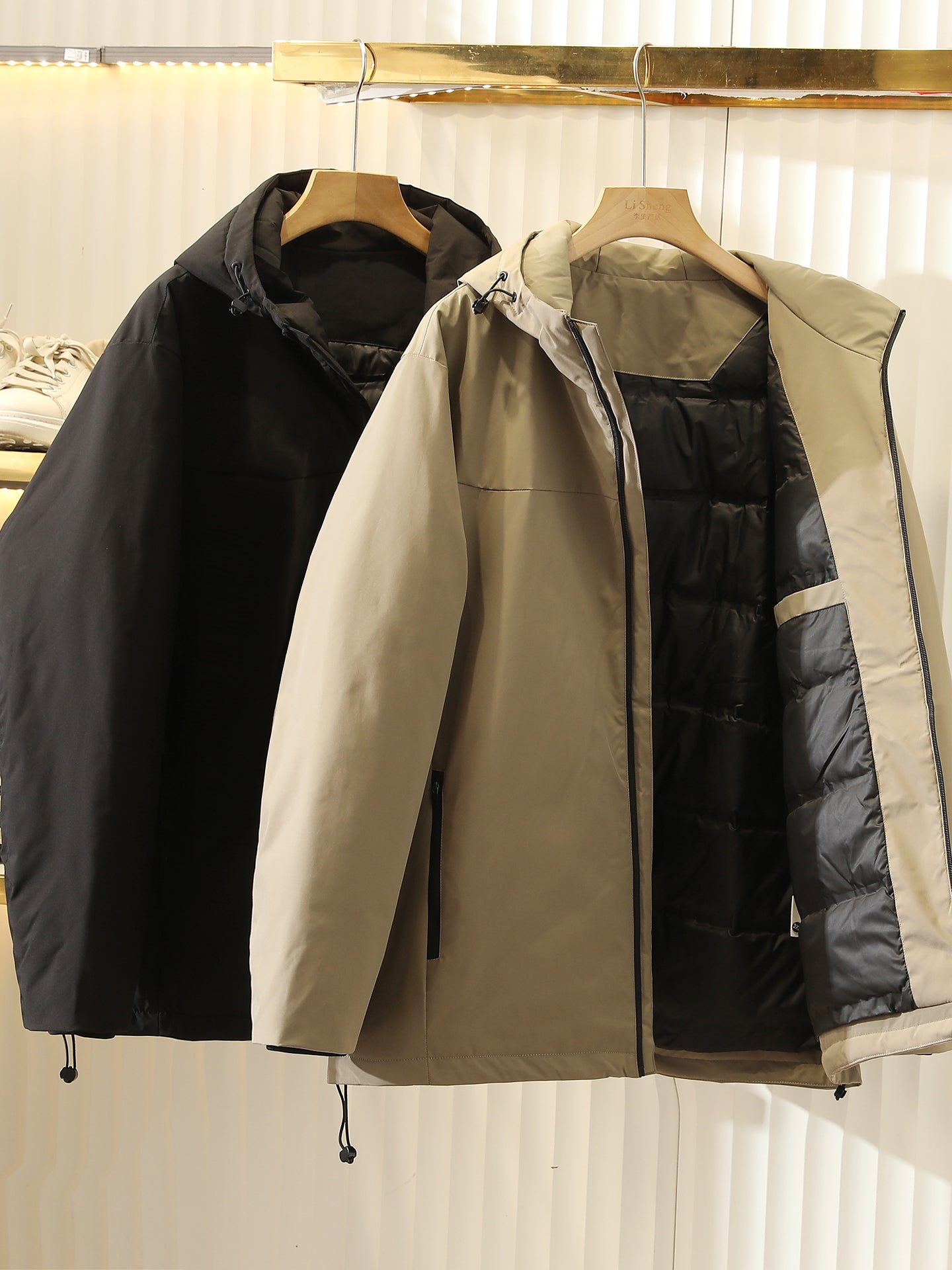 Men's Plus Size European American Style Down Jacket - Winter Windproof Thickened Hooded Cold-Resistant Coat