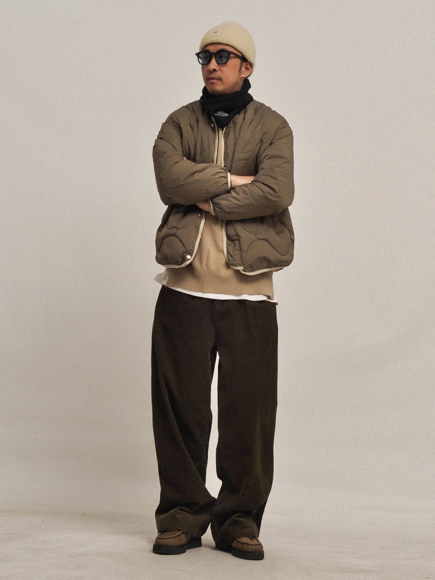 Japanese Style Quilted Down Inner Jacket - Lightweight 90% Goose Down (Unisex)