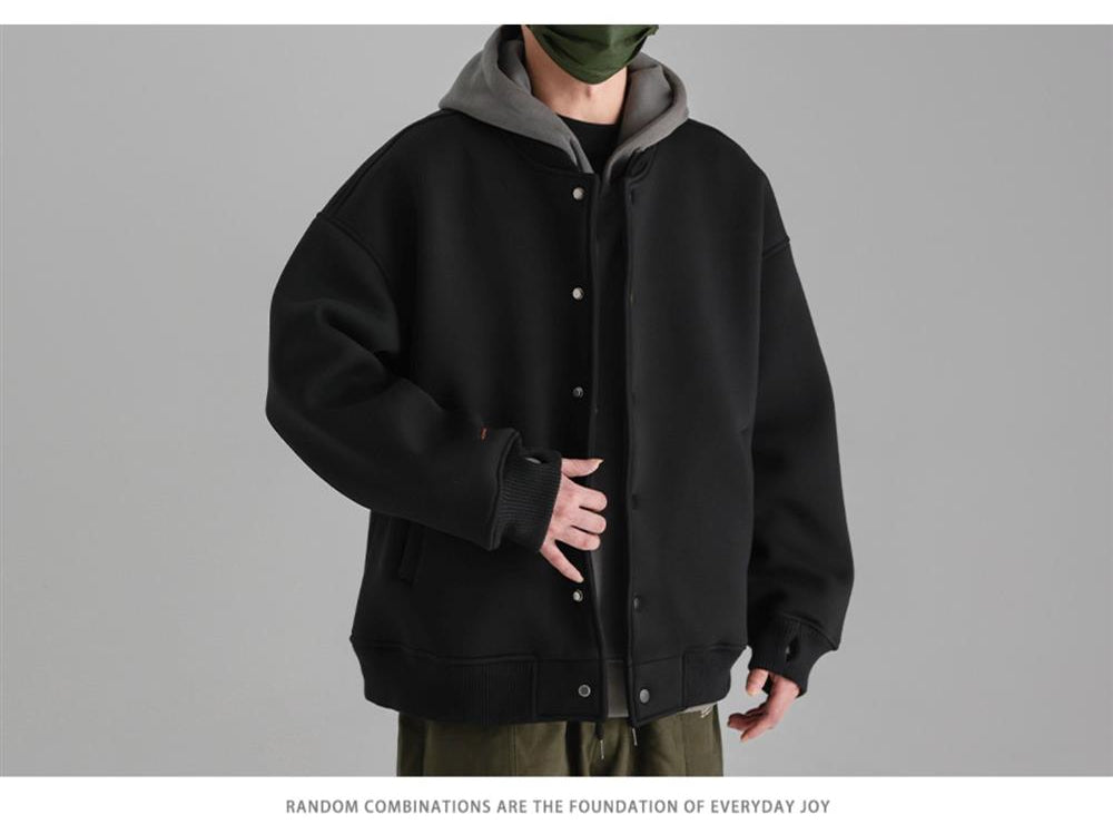 American Retro Loose-Casual Baseball Jacket – Spring/Autumn Elegant Fit (Unisex)