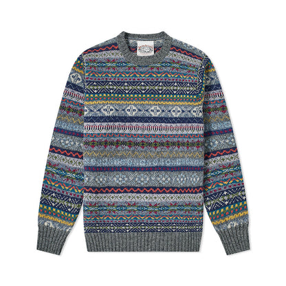 Jamiesons 130-Year Fair Isle Wool Sweater – Scottish Heritage Knit (Unisex)