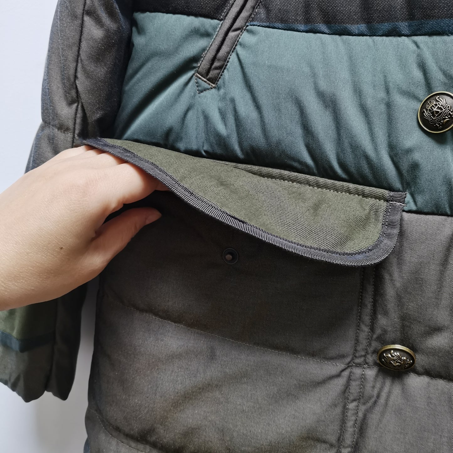 Men's Mid-Length Korean Style 90% White Duck Down Jacket