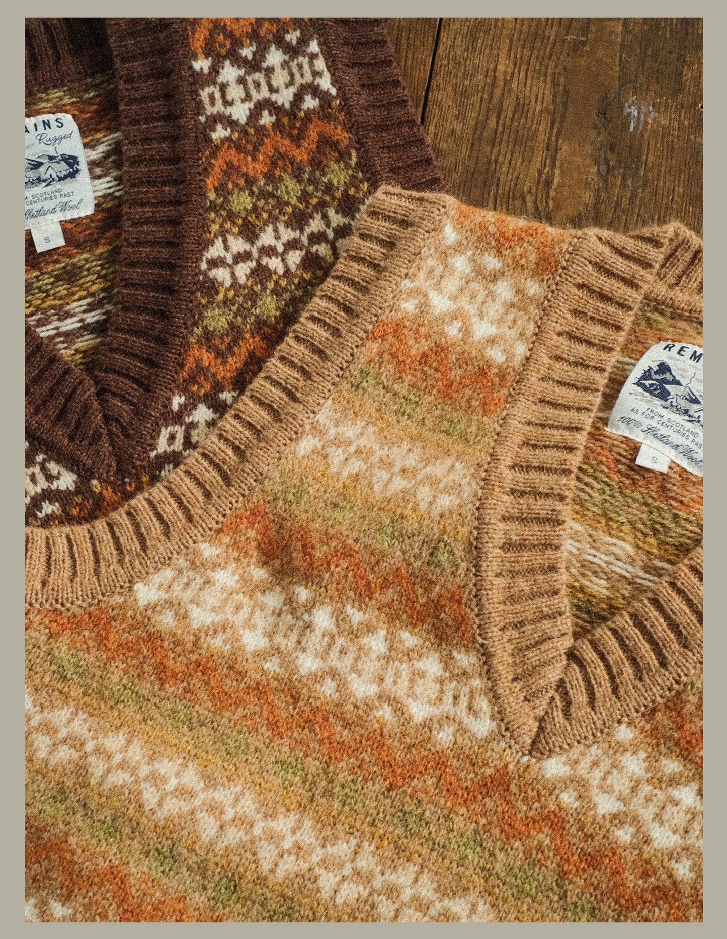 British-Retro Fair Isle Wool Vest – Idle Style Jacquard (Unisex)