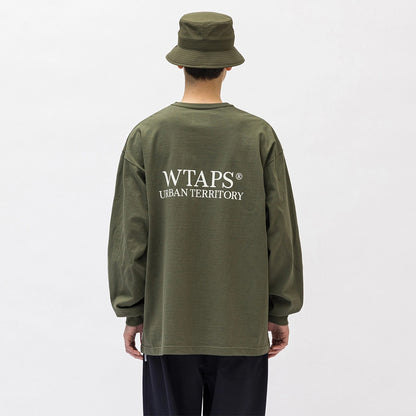 Japanese Style Heavy Cotton Crew Neck Long Sleeve T-Shirt 2023 New Base Shirt Letter