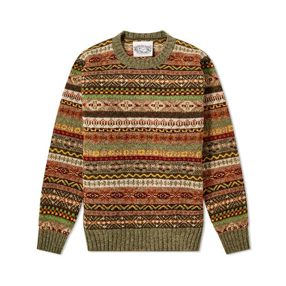 Jamiesons 130-Year Fair Isle Wool Sweater – Scottish Heritage Knit (Unisex)