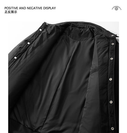 Two-Piece White Duck Down Jacket – Designer Split-Style Winter Coat (Unisex)