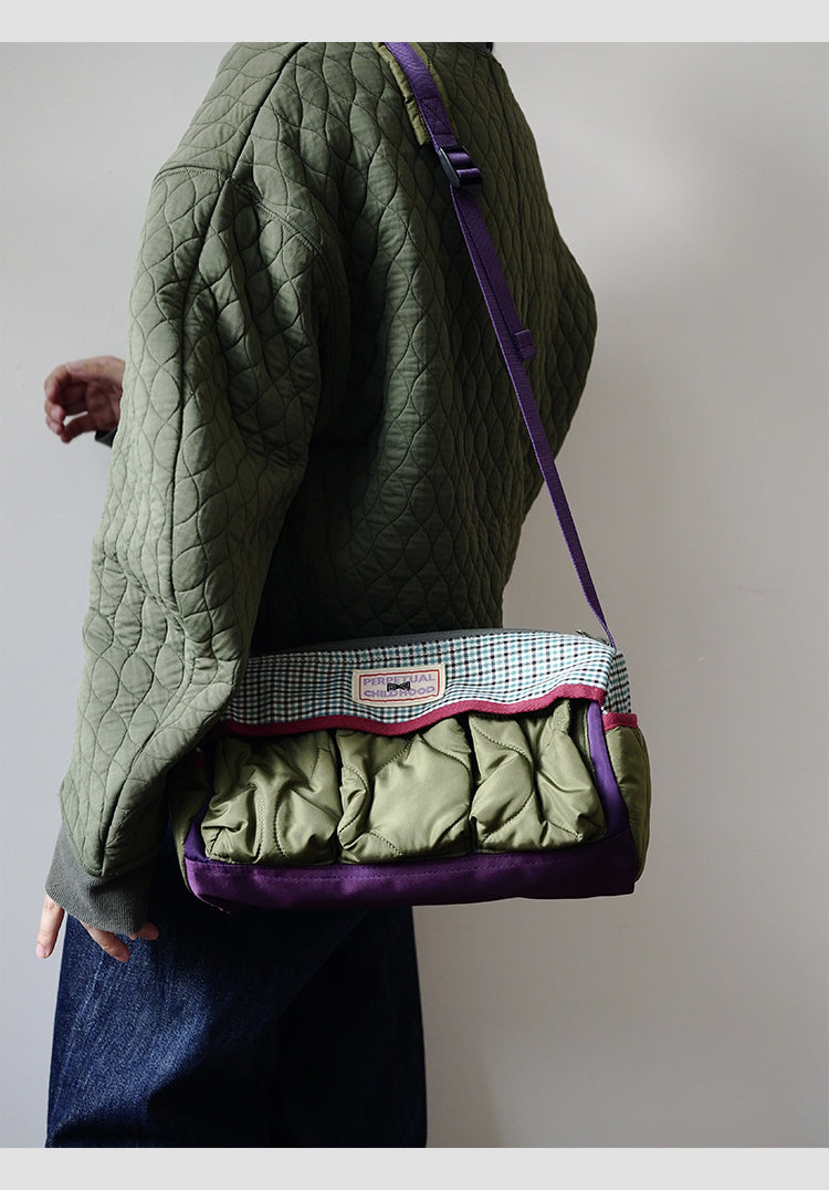 Original Design Autumn and Winter Shoulder Bag Fashion Messenger Bag Niche Lightweight Boston Bags Women