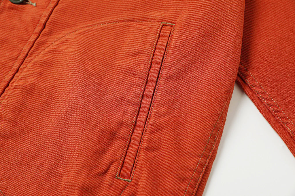 Heavy Washed Vintage N1 Deck Jacket Jungle Cloth Hellhound Jacket Turn-down Collar Retro Khaki