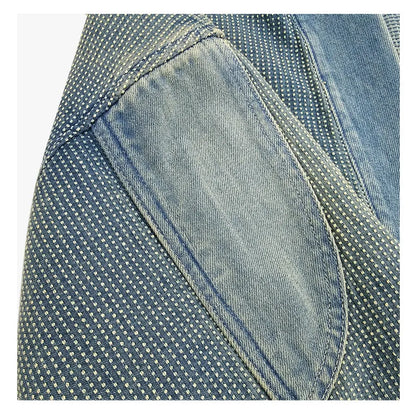 blue dyed denim thorn road robe jacket cardigan coat click vintage washed pluck dye distressed non-rrl | Japanese vintage | yamalin clothes | Yamalinclothes