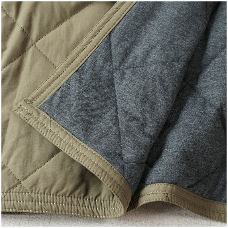 Warm Mid-Length Hooded Quilted Cotton Jacket – Loose, Retro Japanese Outerwear for Women